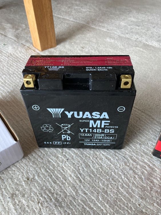 Batterie Yuasa YT14B-BS AGM | Kaufen Auf Ricardo