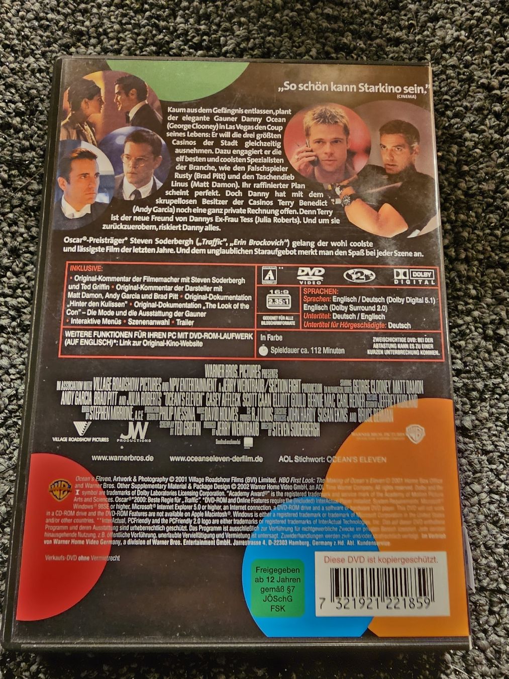 Tutti i DVDs: Ocean's Eleven DVD (18416) – Usato da Ruswil venduto da jan_bxl5 1