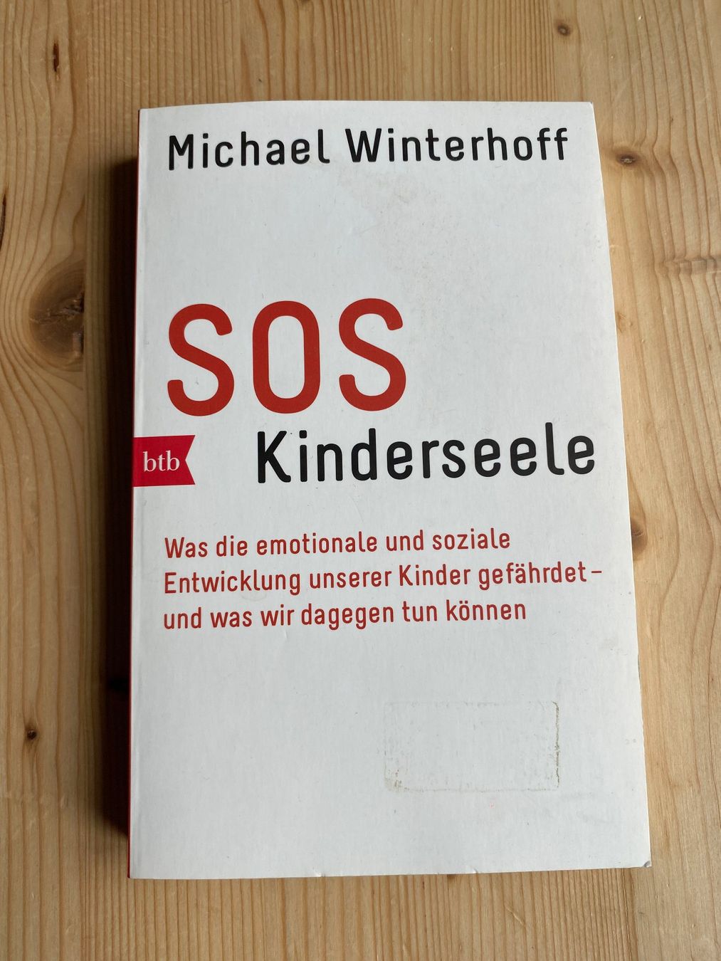 Libri: Michael Winterhoff: SOS Kinderseele – Usato da Weinfelden venduto da Cheyenne21