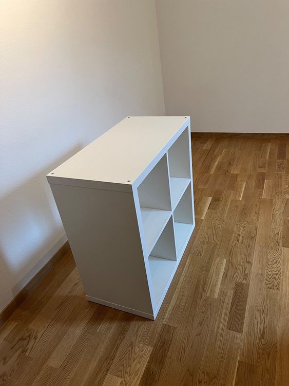 Weisses IKEA Regal Kallax Expedit 2x2 günstig abzugeben Kaufen auf