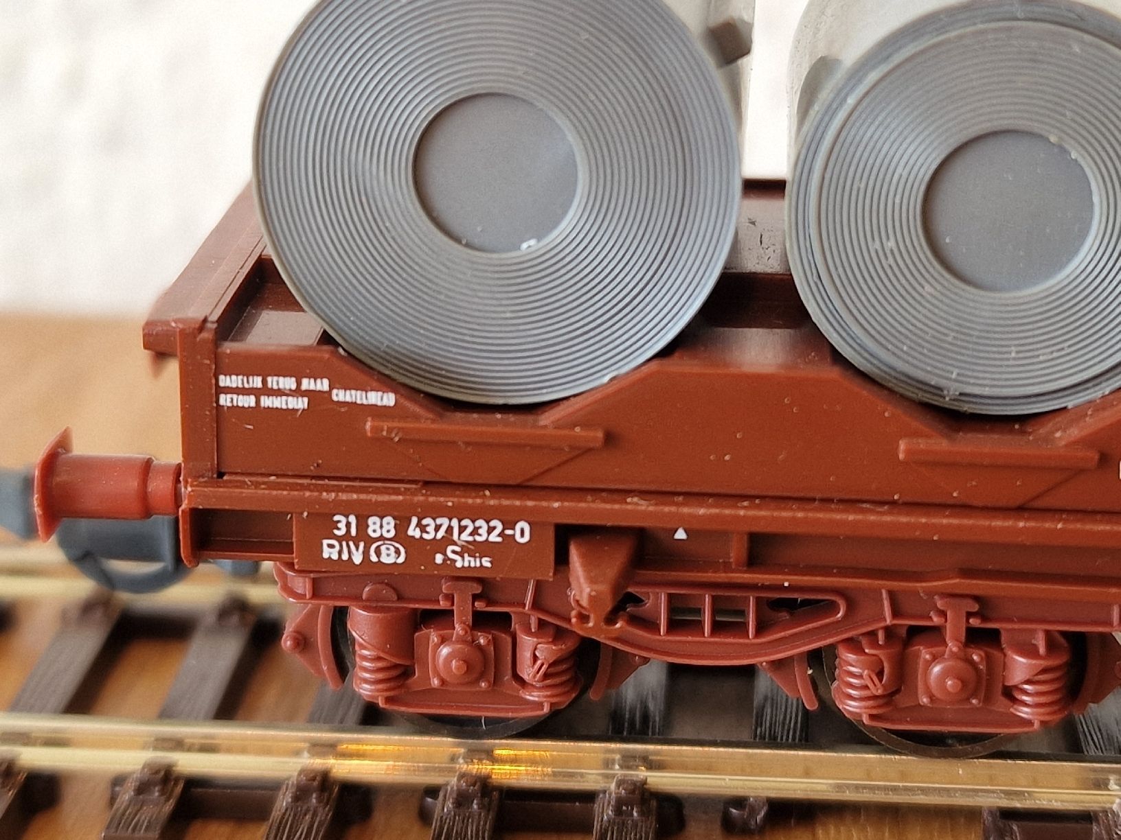 Roco Trains électriques: SNCB Schwerlastwagen mit Rollen H0 – D'occasion à Matten b. Interlaken par lor_hr9w 3