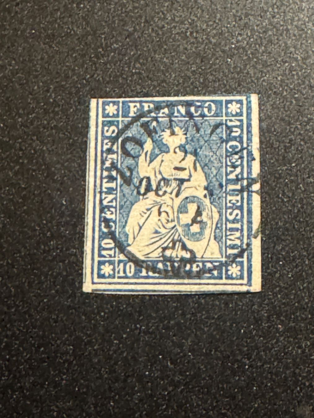 Alle Briefmarken: Schöner Strubel – Gebraucht aus Uster von Briefmarken