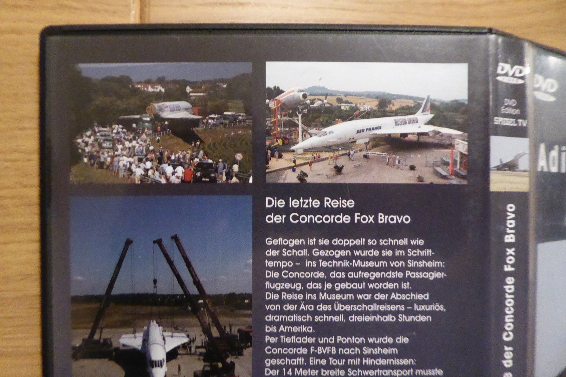 Tutti i DVDs: DVD Adieu Überschall Concorde – Usato da Allschwil venduto da Summelsarium 1