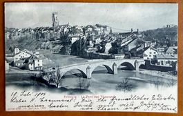 Fribourg - Pont des Tisserands 1905