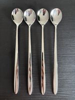 4 Eislöffel Tchibo Edelstahl 18/10 Hochglaenzend neu
