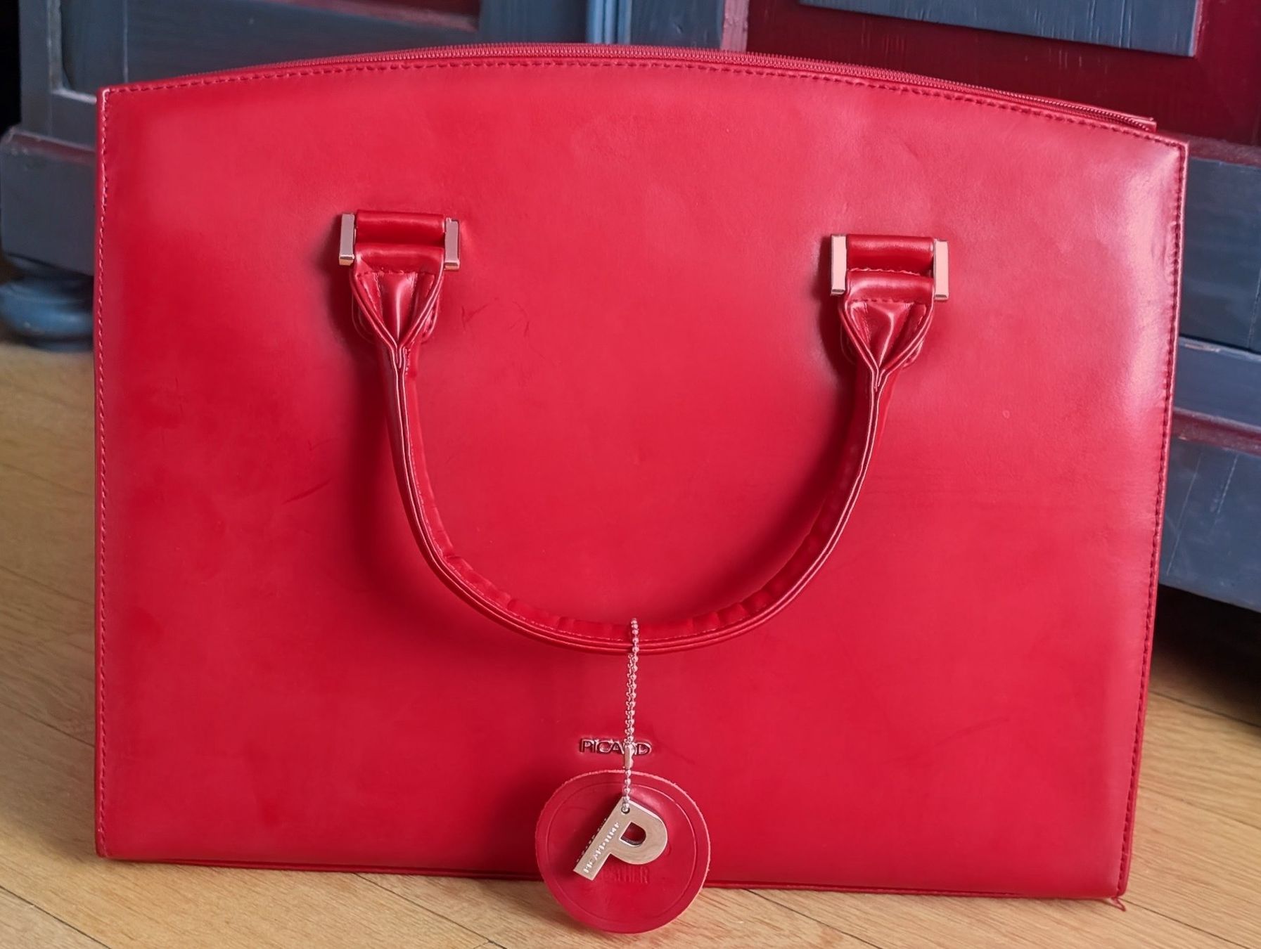 Picard Borse da donna: Tasche Marke Picard, Dunkelrot – Nuovo (secondo la descrizione) da Zürich venduto da hendiadyoin