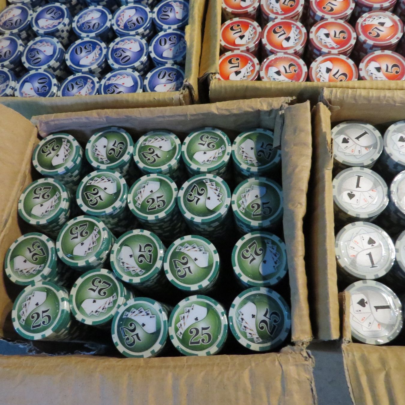Spiele: POKER-CHIPS – Neu und originalverpackt aus Oberlunkhofen von Paco1 5