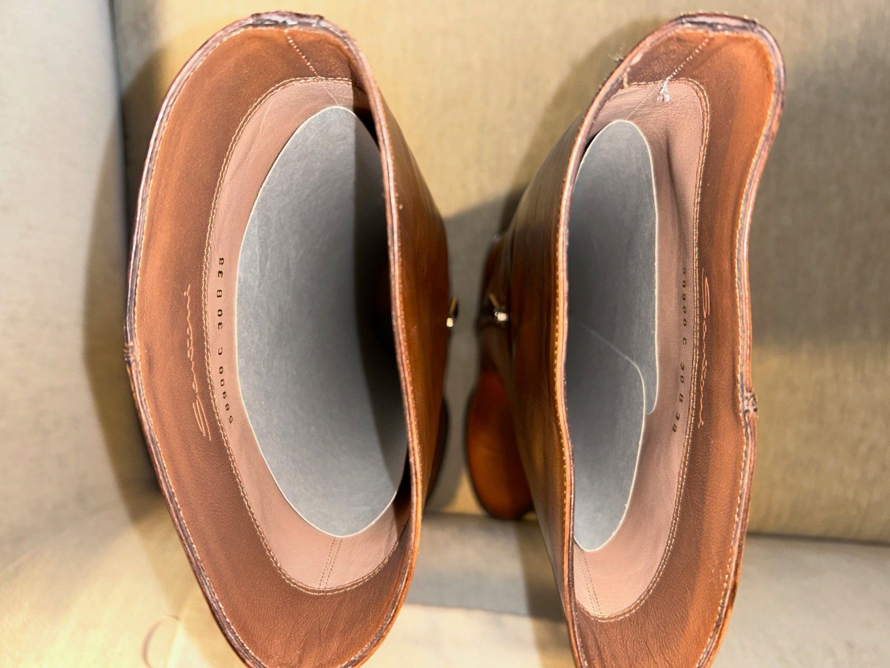 Santoni Damenschuhe: SANTONI (Reiter-)Stiefel cognacbraun – Neu (gemäss Beschreibung) aus Zürich von Viel_Freude_8 8