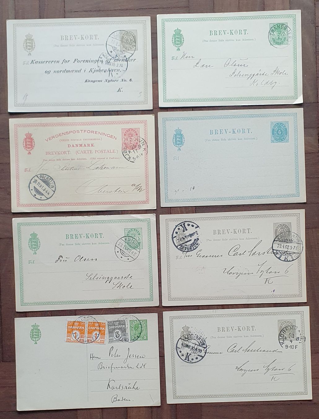 Alle Briefmarken: Lot ältere Ganzsache Dänemark – Gebraucht aus Kreuzlingen von Rschweiz1 4