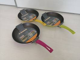 🤩3 STK: PFANNEN-SET KITCHENWARE