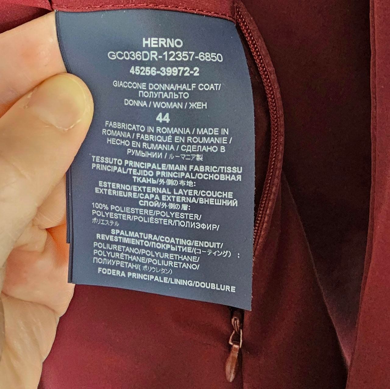 Herno Cappotti: NEW coat HERNO (M/L) – Nuovo (secondo la descrizione) da Origlio venduto da ann_q6qv 7