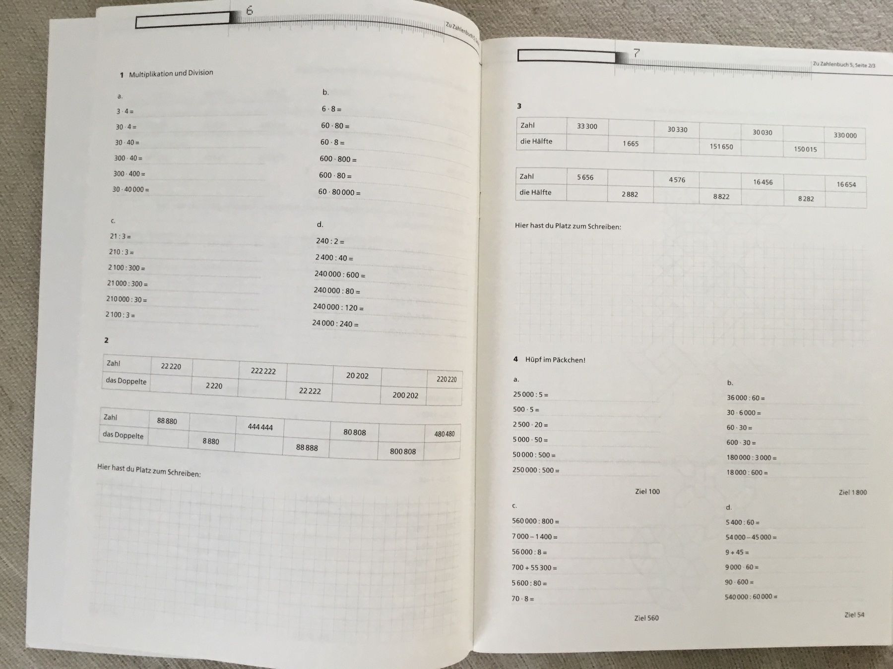 Libri: Das Zahlenbuch 5  Übungsheft – Usato da Diessenhofen venduto da quinto9 1