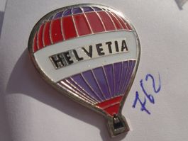 1 Helvetia Heissluftballon Pin  Schweiz Souvenir! (762)