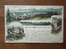 AK 1899 Gruss aus Walzenhausen Litho   (G2696)