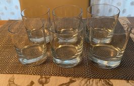 6er Set Whiskygläser zeitlos