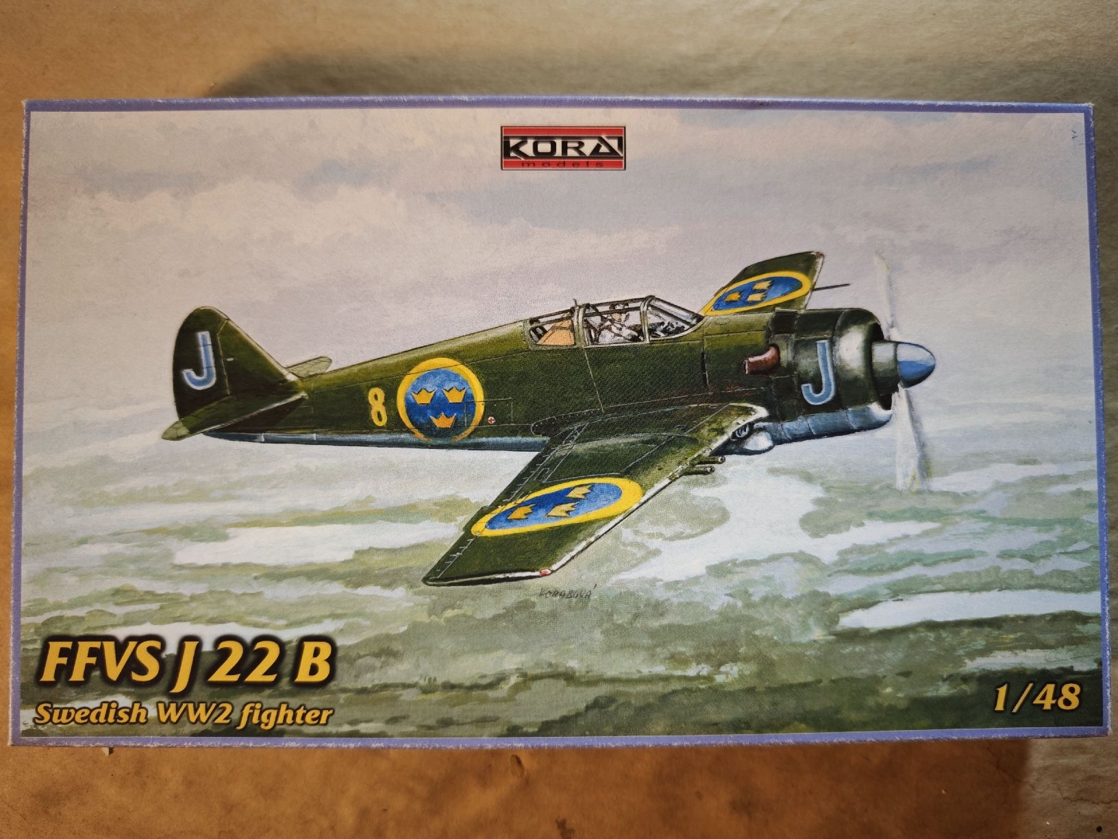 Kit di costruzioni: FFVS J22B Modellbausatz von KORA in 1/48 – Nuovo (secondo la descrizione) da Uetendorf venduto da Gzero