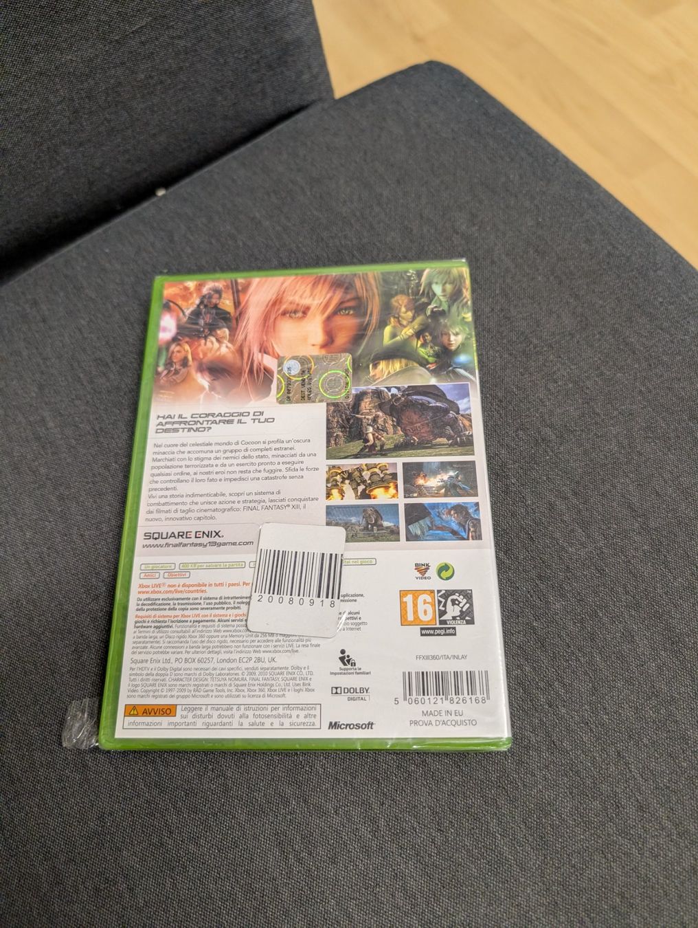 Spiele: Final fantasy XIII SEALED Microsoft Xbox 360 – Neu und originalverpackt aus Giubiasco von Ticinerd 1