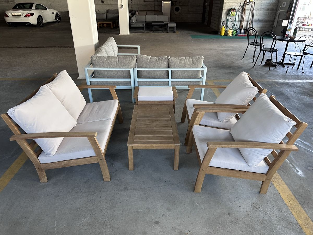 Divani: Gartenlounge Holz 5-tlg Gartenmöbel – Usato da Steinach venduto da EvAy_Trade_2023 5