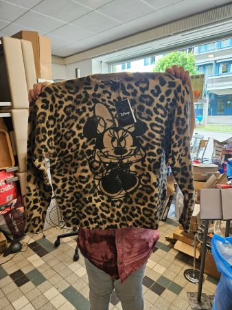 Disney Pullover im Leo-Look, neu mit Etikett, Grösse S