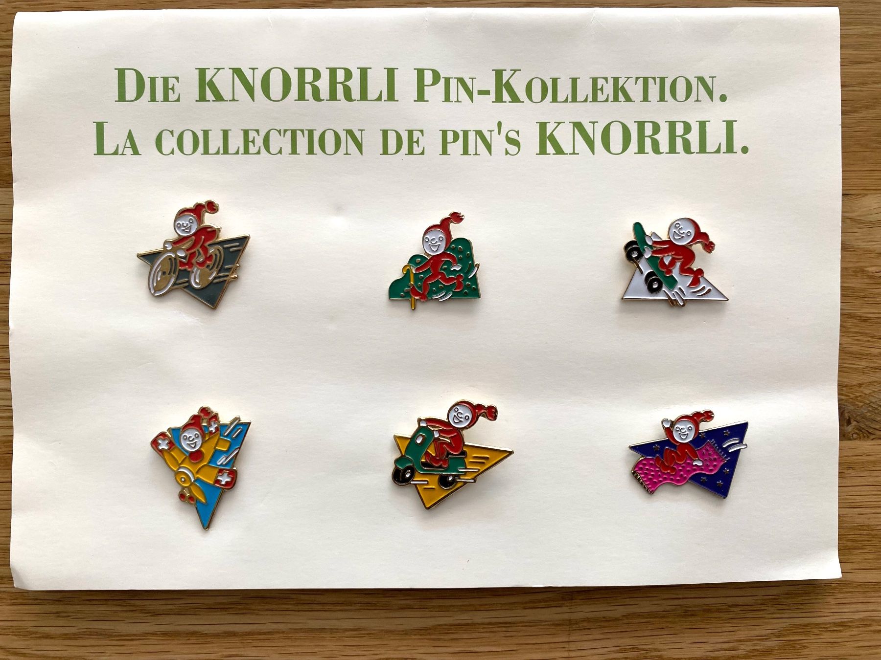 Spille & Fermagli: Knorrli Pin-Kollektion – Usato da Winterthur venduto da pasbir
