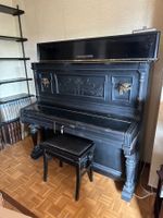Piano droit ancien Rud. Ibach Sohn - style Art Nouveau