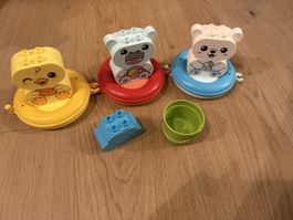 LEGO Duplo Badespass Zug Tiere bunt gebrauchter Zustand