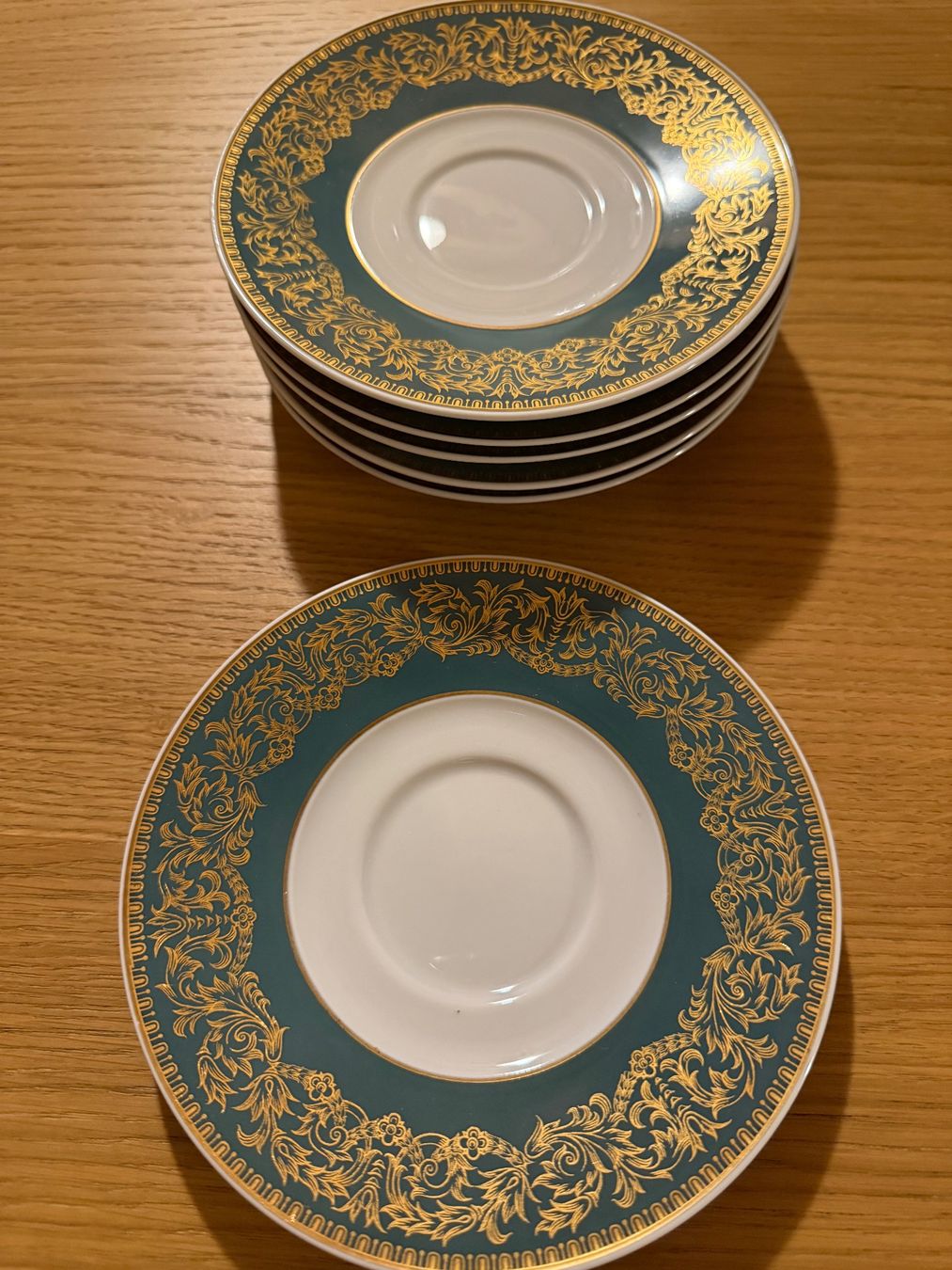 Set di piatti: Langenthal "Château" Geschirr Set Smaragd und Gold – Usato da Zürich venduto da Elena_8 4
