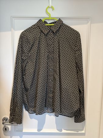 ROBERT FRIEDMAN Bluse Damen Muster Grösse L guter Zustand