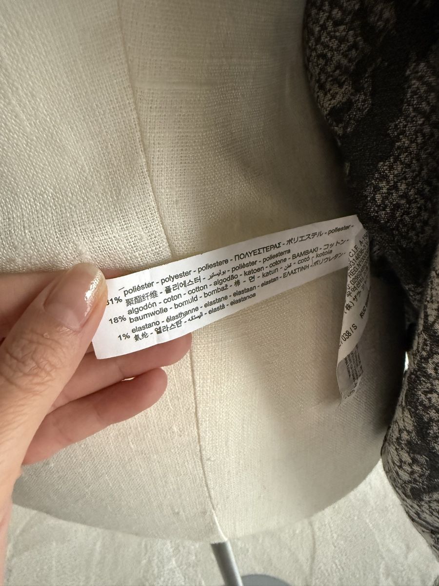 Giacche: Zara Basic Jacke Schlangenmuster schwarz weiss Grösse S – Nuovo (secondo la descrizione) da Schlieren venduto da hye_jv95 3