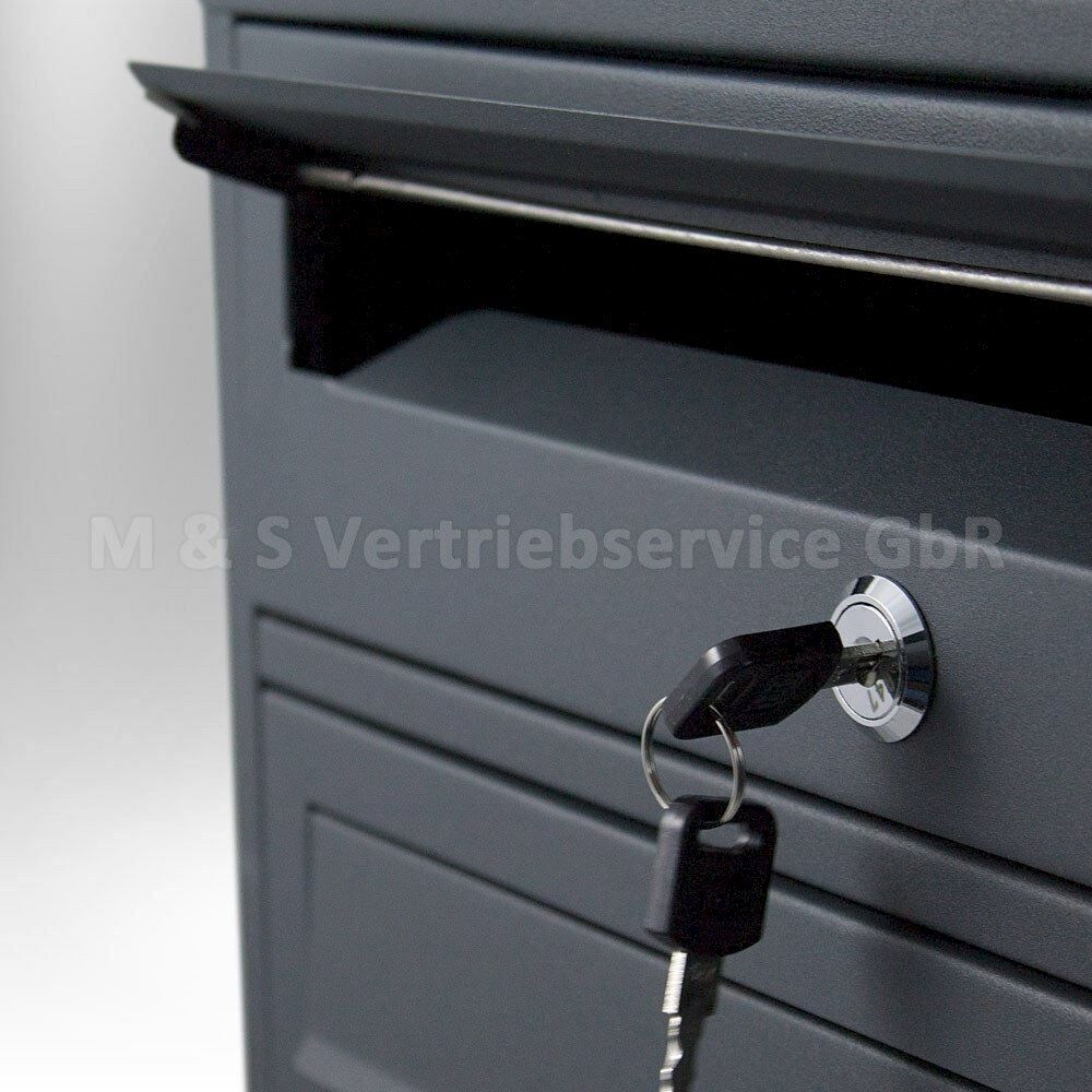 Altro per la casa: BITUXX 3er Briefkastenanlage Grau – Nuovo e nell'imballaggio originale da Bottighofen venduto da zaap 3
