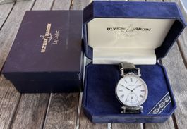 Ulysse Nardin Locle Schweiz Handaufzug 47mm Armbanduhr + Box
