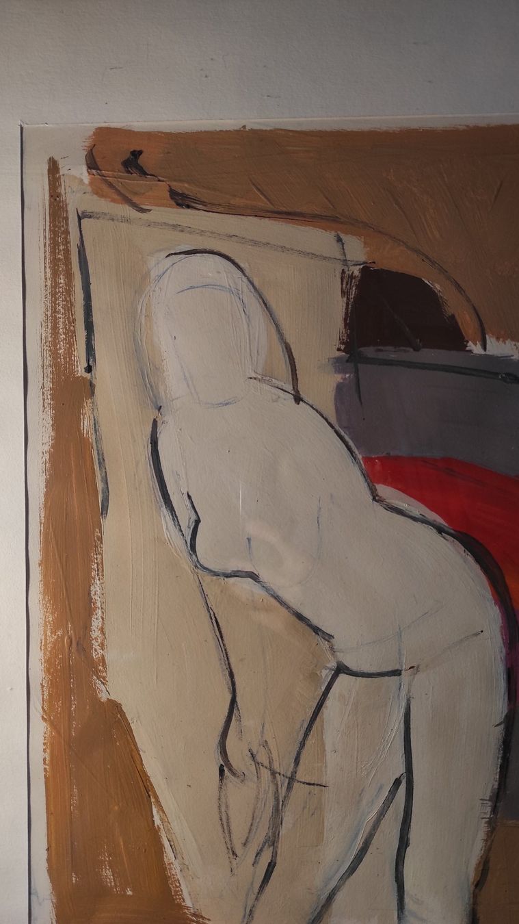 Tableaux: DÄNIKER - Gemälde Acryl gerahmt – D'occasion à Baar par Cooltango 1