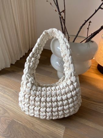 Beige Tasche Bershka