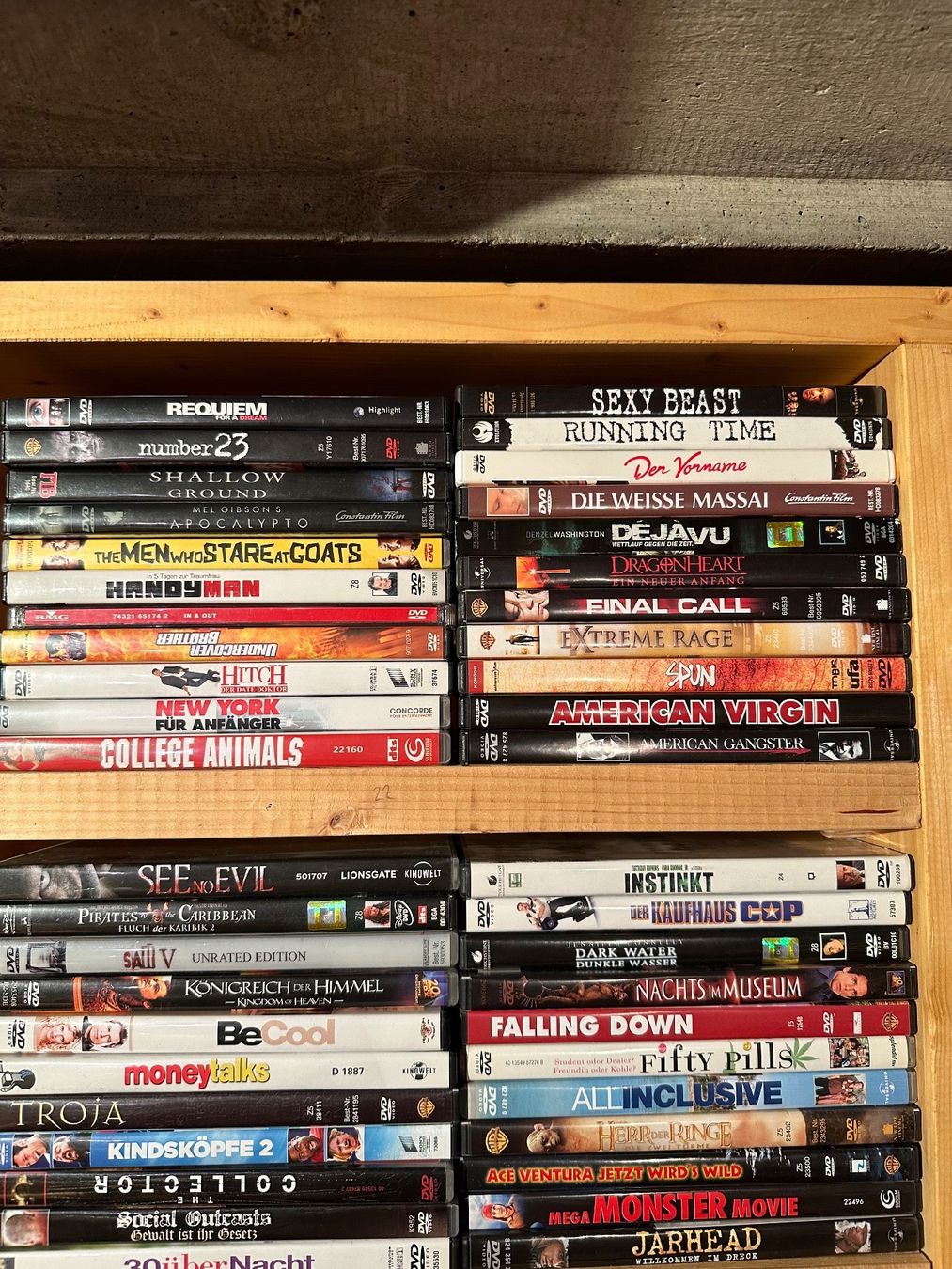 Tutti i DVDs: 170 Filme DVD – Usato da Villmergen venduto da Bezdupe 1