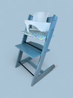 Stokke® Tripp Trapp inkl. Babyset & Kissen / Aqua Blue
