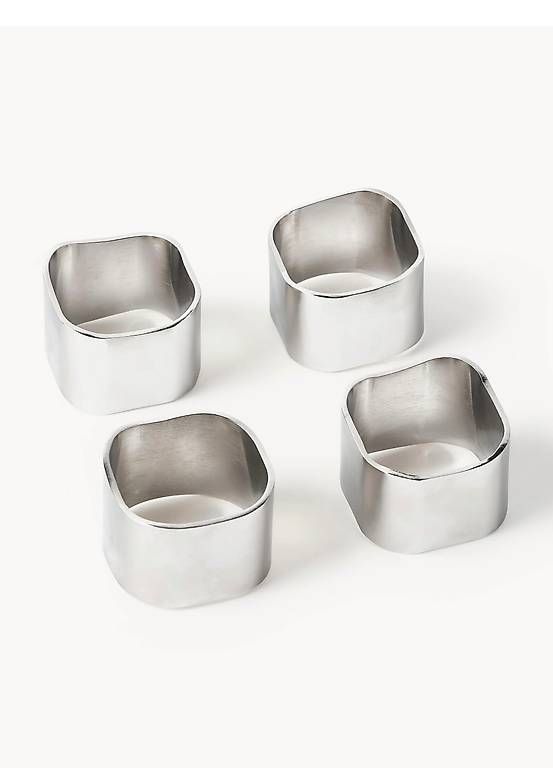 Altro in Decorazioni & Accessori: Westwing Serviettenringe 4er Set NEU – Nuovo e nell'imballaggio originale da Felsberg venduto da Riggel