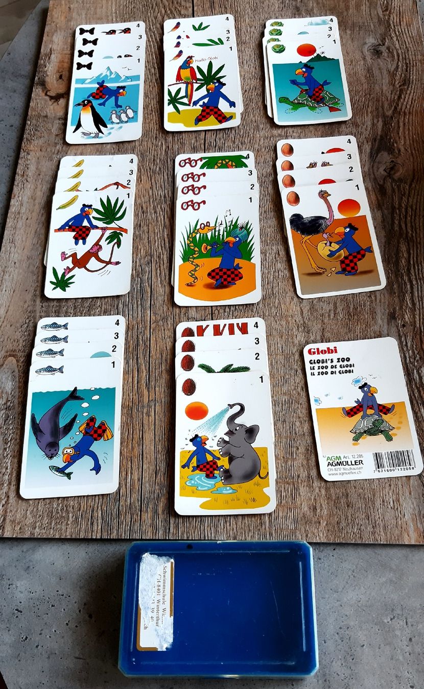 Giochi: Globi Quartett  --  GLOBI'S ZOO – Usato da Tagelswangen venduto da BrigittaC01 8