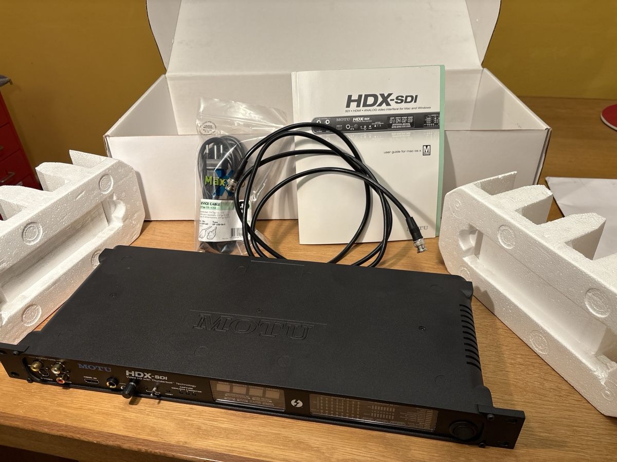Convertitori: MOTU HDX-SDI Interface - CH-Edition, neuwertig! – Usato da Zürich venduto da Fuxion 1
