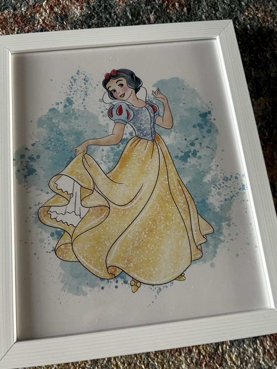 Poster & Bilder: 8 Disney Prinzessinnen Bilder mit Rahmen – Neu (gemäss Beschreibung) aus Zürich von Facellas 4