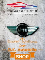 Mini Schriftzug Logo Aufkleber Emblem Chrom/Schwarz NEU