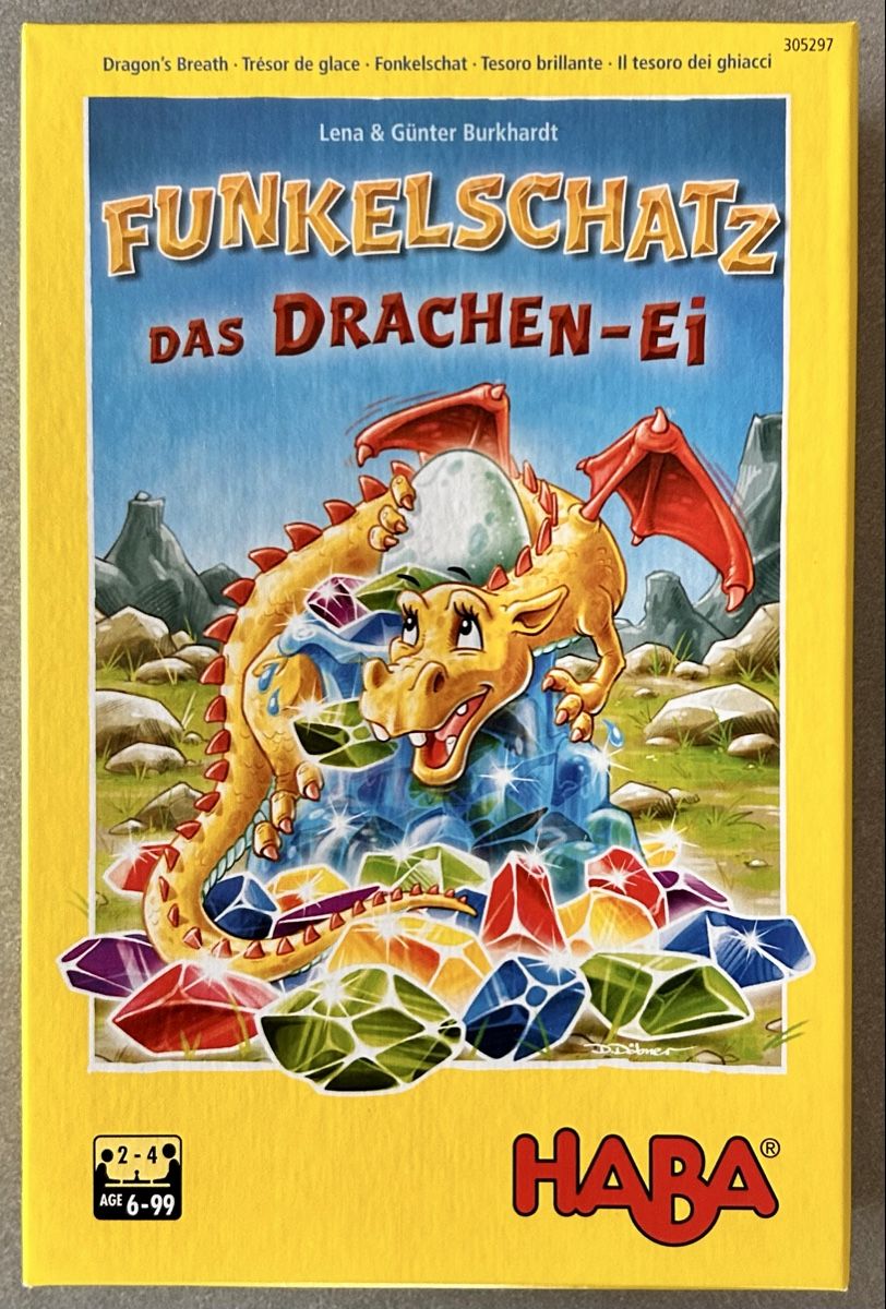 Haba Giochi: Funkelschatz - Das Drachen-Ei, original verpackt & komplett – Nuovo e nell'imballaggio originale da Oberhasli venduto da Schneeschueh