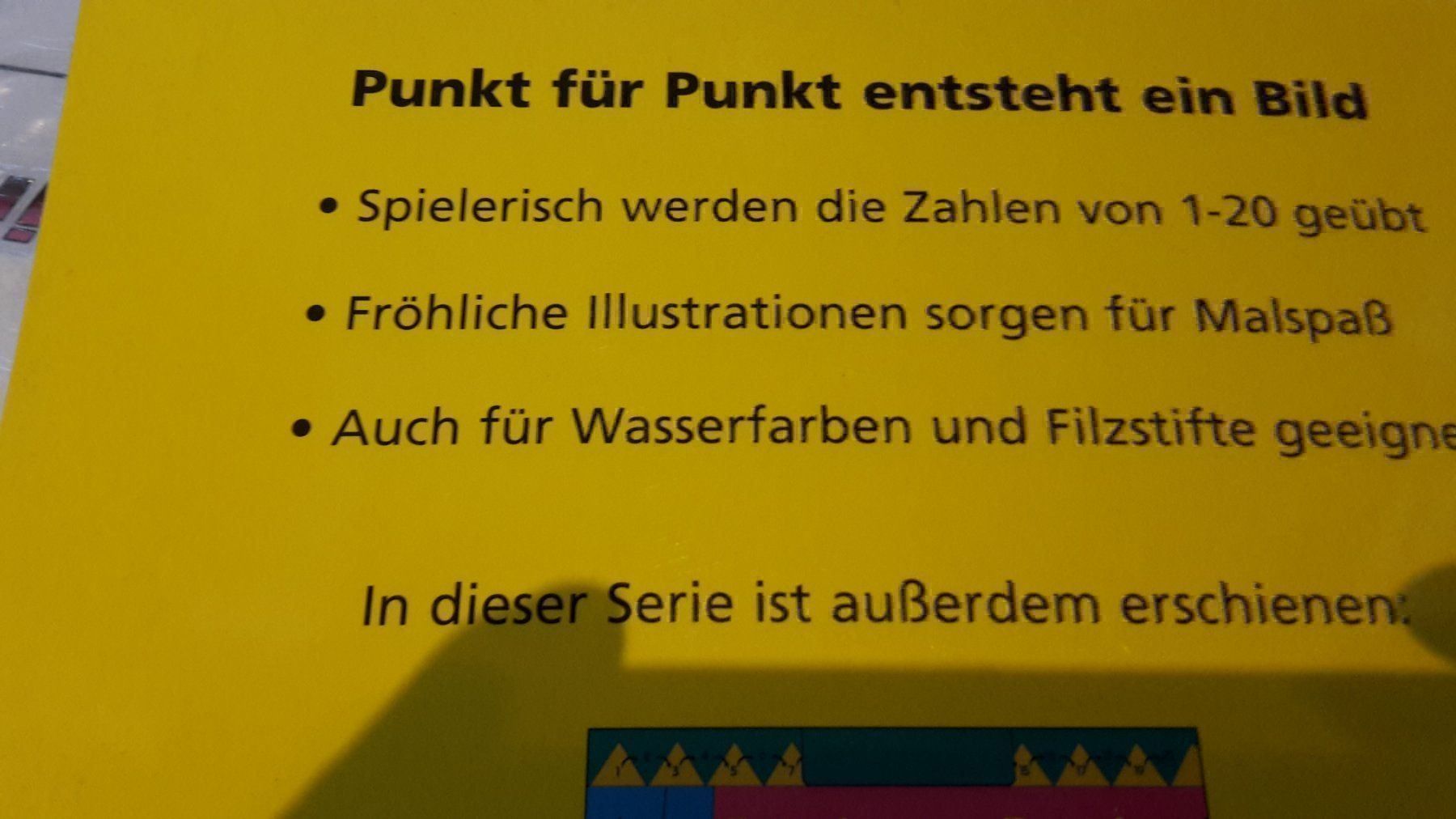 Libri: Malbuch Punkt zu Punkt – Nuovo (secondo la descrizione) da Schwarzenburg venduto da Flamingo07 2
