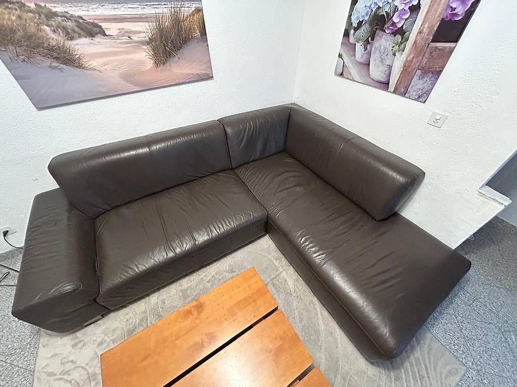Sofas: Designer echtleder Sofa Echtledersofa, gratis Salontisch  – Gebraucht aus Gommiswald von pow_hs6q 1