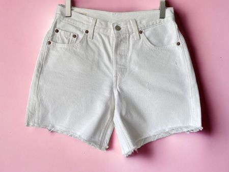 Levi´s 501® Original Jeans-Shorts Weiss Gr. 25