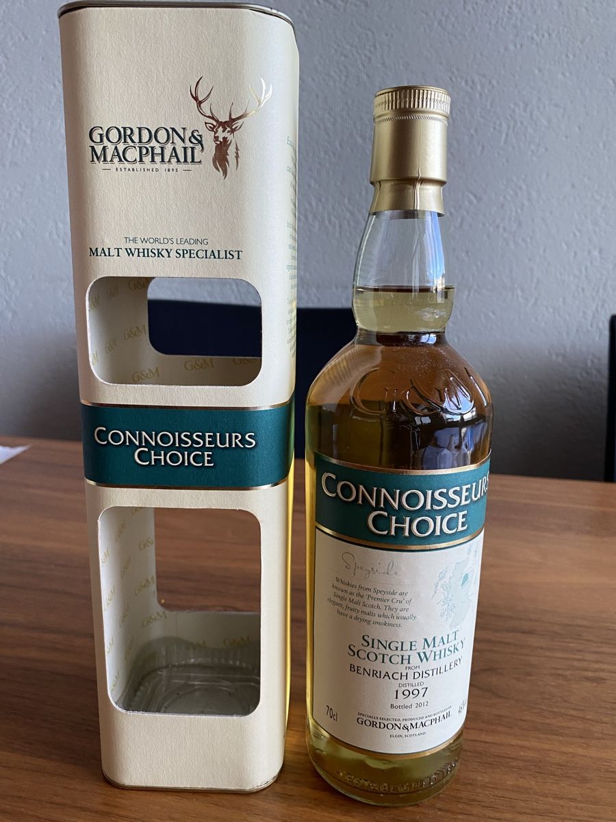 Benriach Bevande alcoliche: Whisky Benriach Gordon&Macphail 1997 – Nuovo e nell'imballaggio originale da St.Gallen venduto da Design04