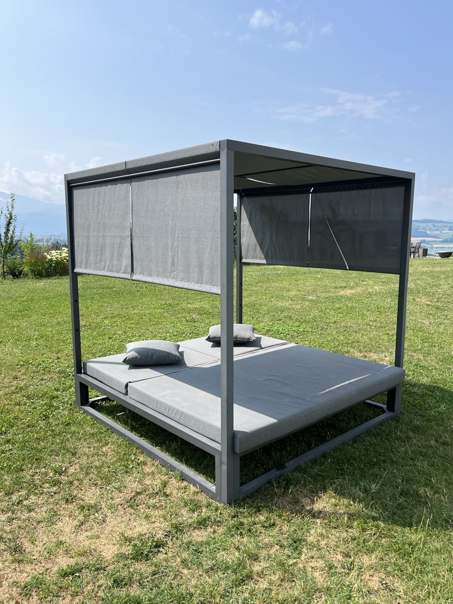 Liegen & Liegestühle: Outdoorbett, anthrazit, super Zustand – Gebraucht aus Hildisrieden von Gwennn 4