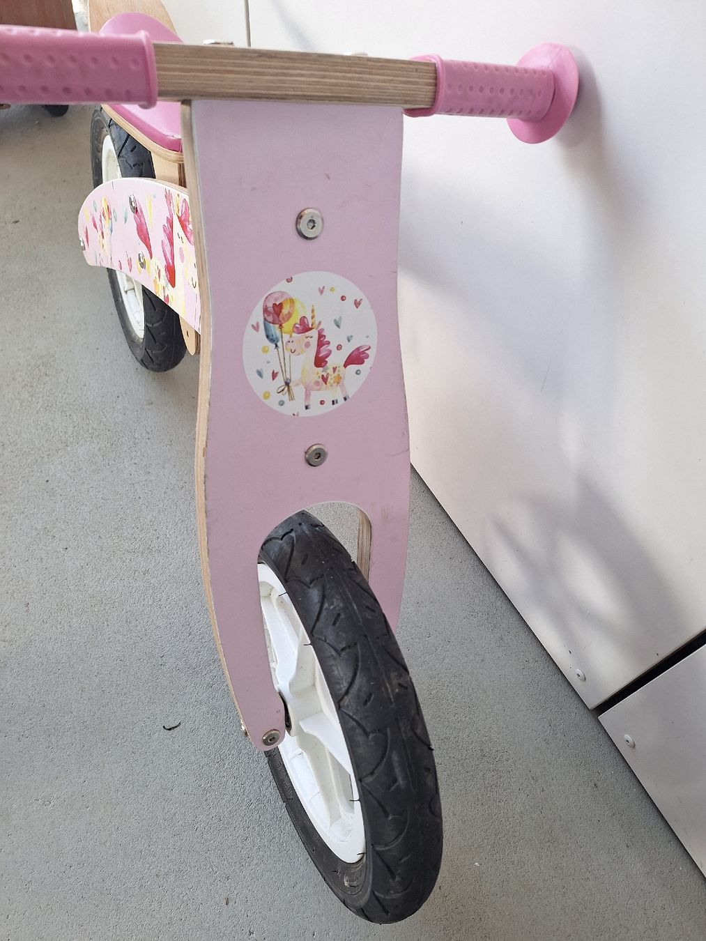 Biciclette: Süsses Laufrad Einhorn Mädchen Rosa Holz – Usato da Brugg AG venduto da ahauserd 4