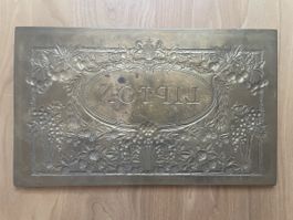 Wunderschöne alte Druckplatte/Druckklischee Lipton