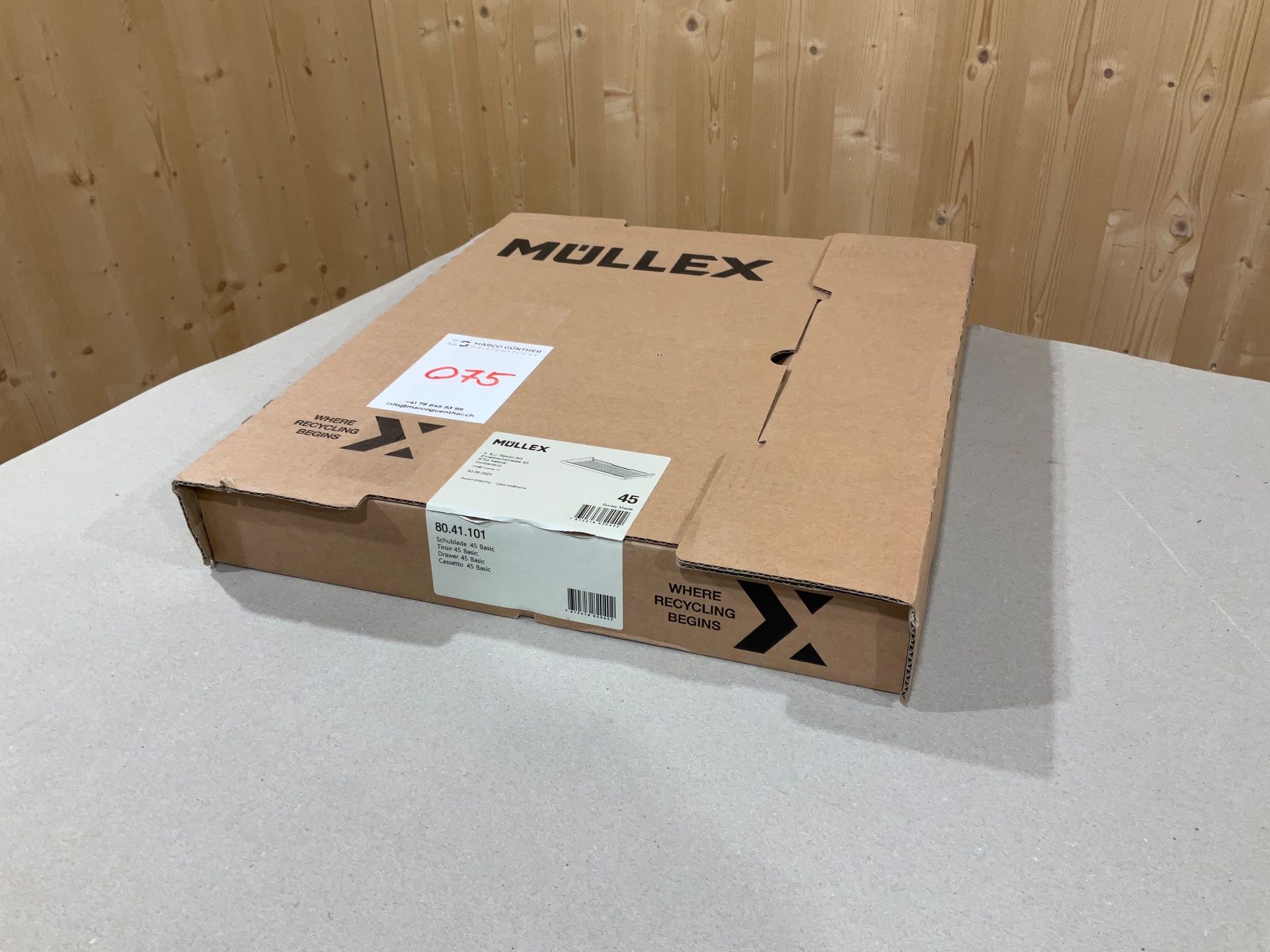 Müllex Poubelles: 075 Müllex Abfallsystem Schublade 45 Basic – Neuf avec emballage d'origine à Derendingen par Meisterstuecke 4