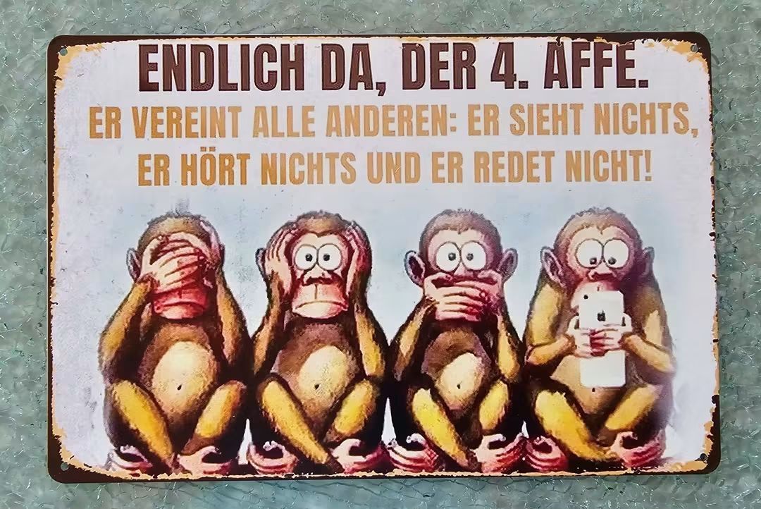 Toutes les décorations: Blechschild  – Neuf avec emballage d'origine à Grosshöchstetten par Chaotik-Reptil